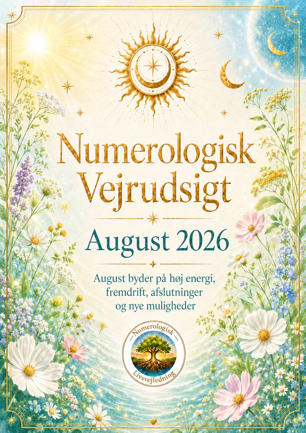 Numerologisk Vejrudsigt August 2026 – Enkeltkøb