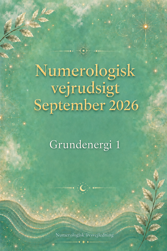 Numerologisk Vejrudsigt September 2026 – Abonnement spar 20%