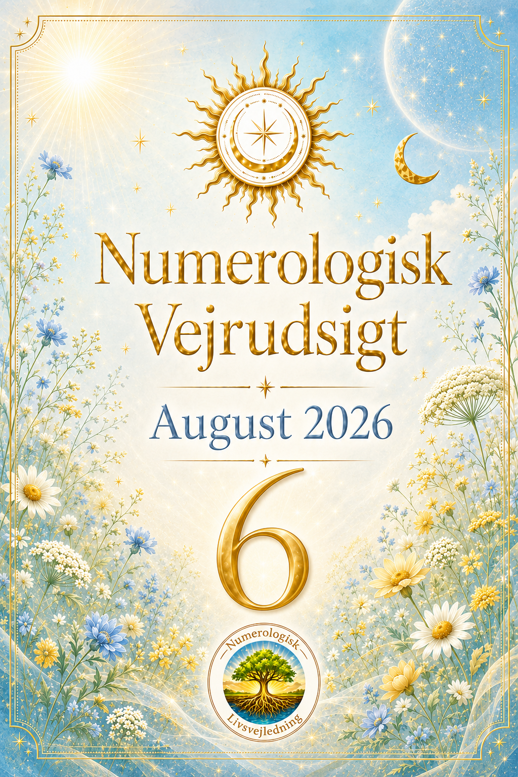 Numerologisk Vejrudsigt August 2026 – Enkeltkøb