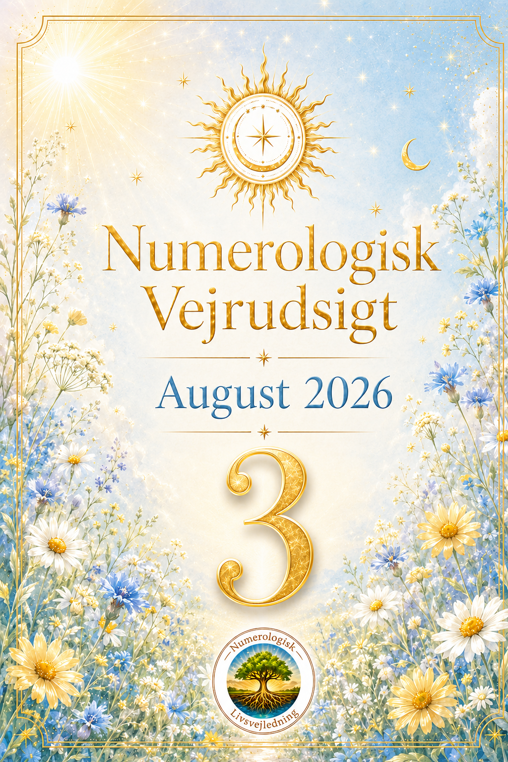 Numerologisk Vejrudsigt August 2026 – Abonnement spar 20%