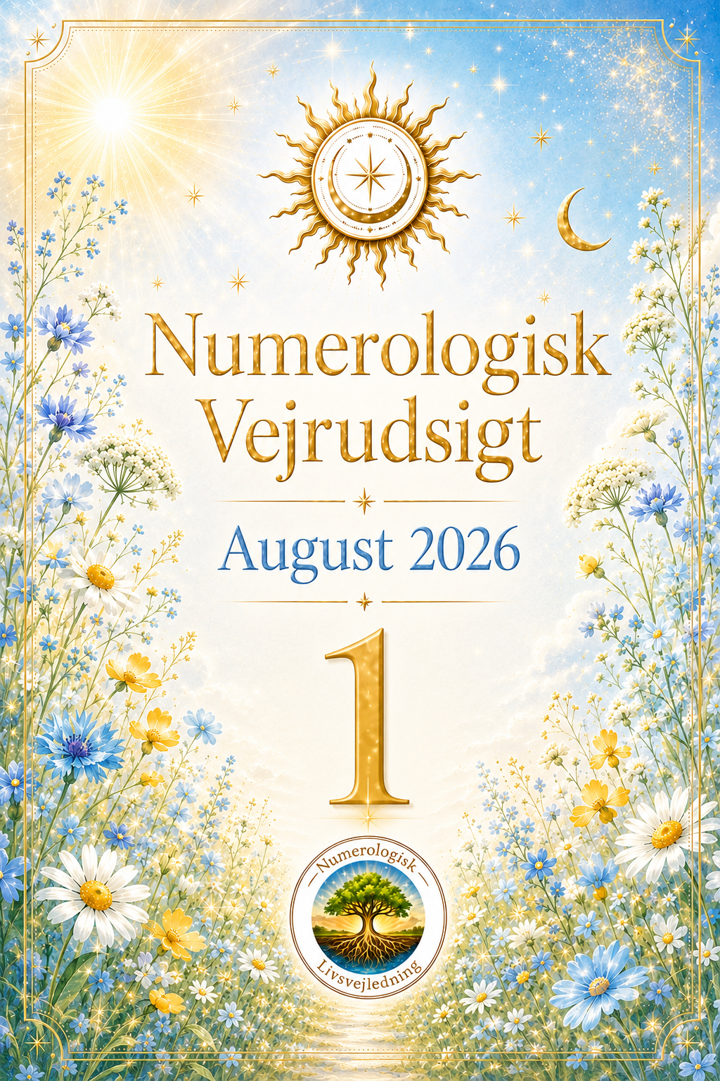 Numerologisk Vejrudsigt August 2026 – Enkeltkøb
