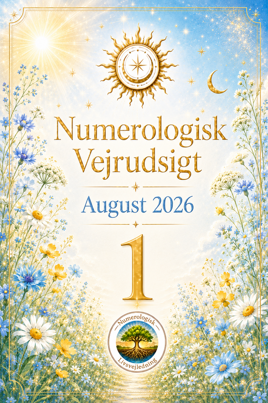 Numerologisk Vejrudsigt August 2026 – Abonnement spar 20%