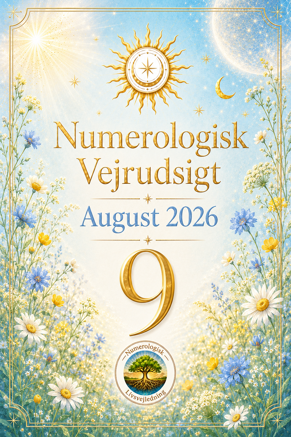 Numerologisk Vejrudsigt August 2026 – Enkeltkøb
